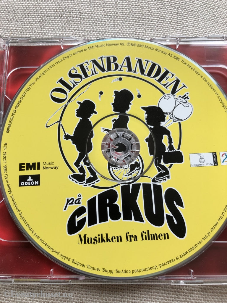 Olsenbanden På Cirkus. Musikken Fra Filmen. 2006. Cd. Cd