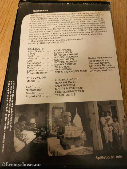 Olsenbanden. VHS Big Box. VHS Big Box