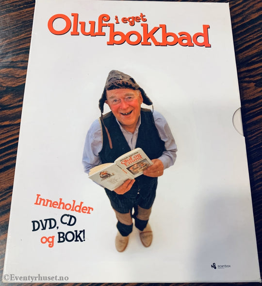 Oluf I Eget Bokbad. Dvd Cd Og Bok.