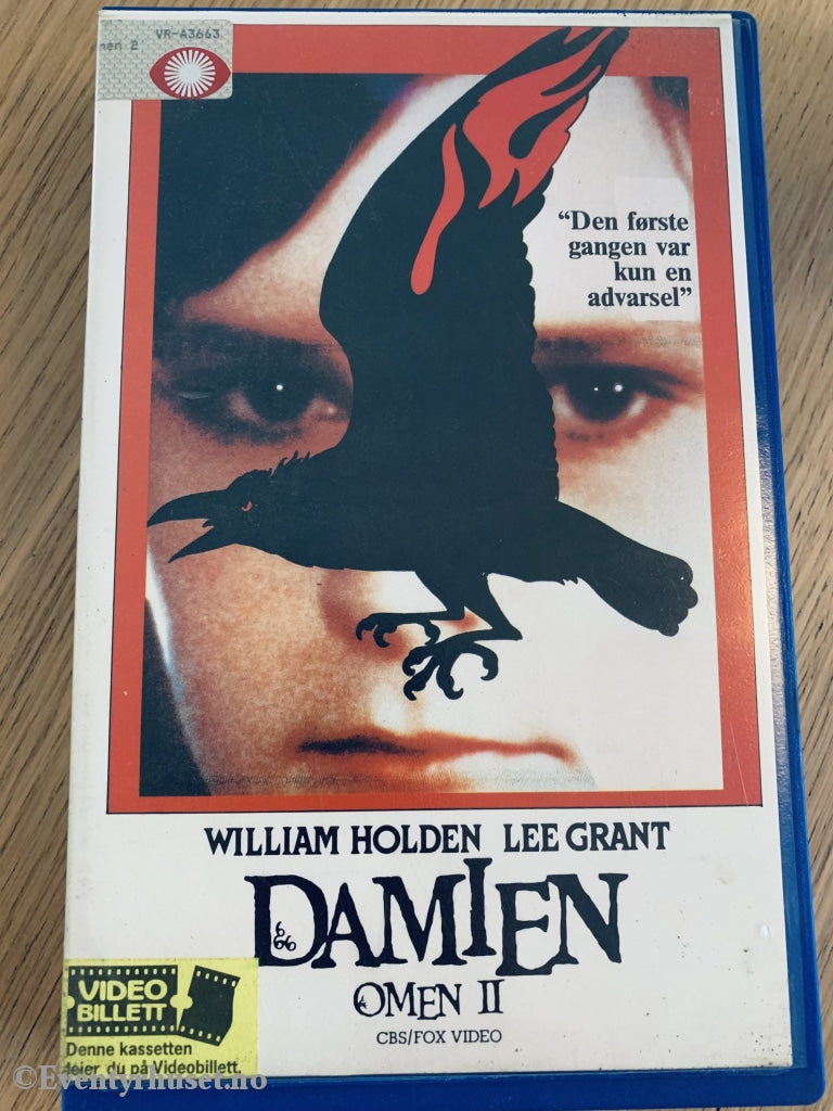 Omen Ii - Damien. 1978. Vhs Big Box.