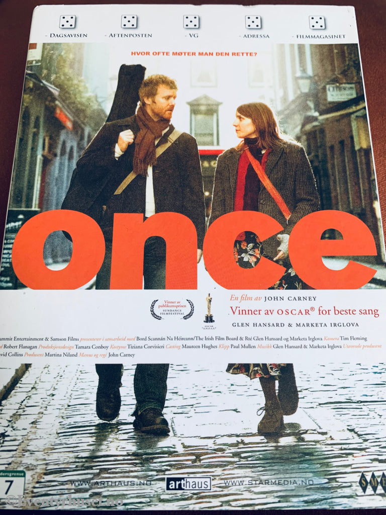 Once. 2006. Dvd Slipcase.