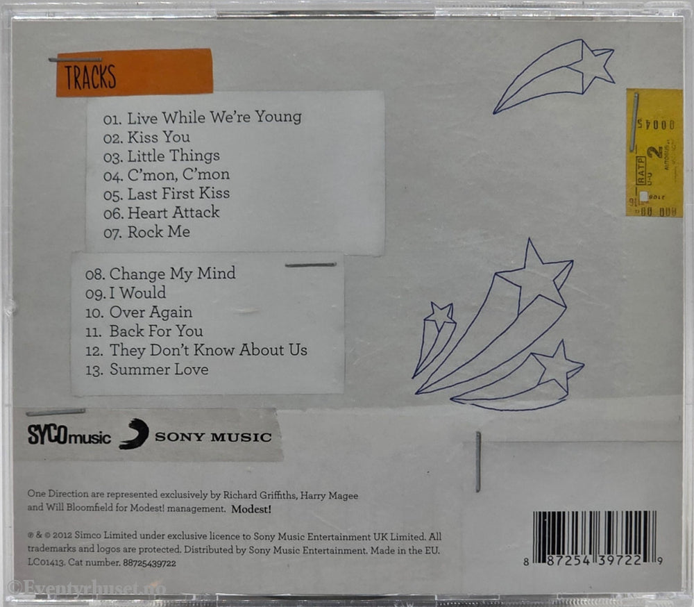 One Direction. 2012. Take Me Home . CD.