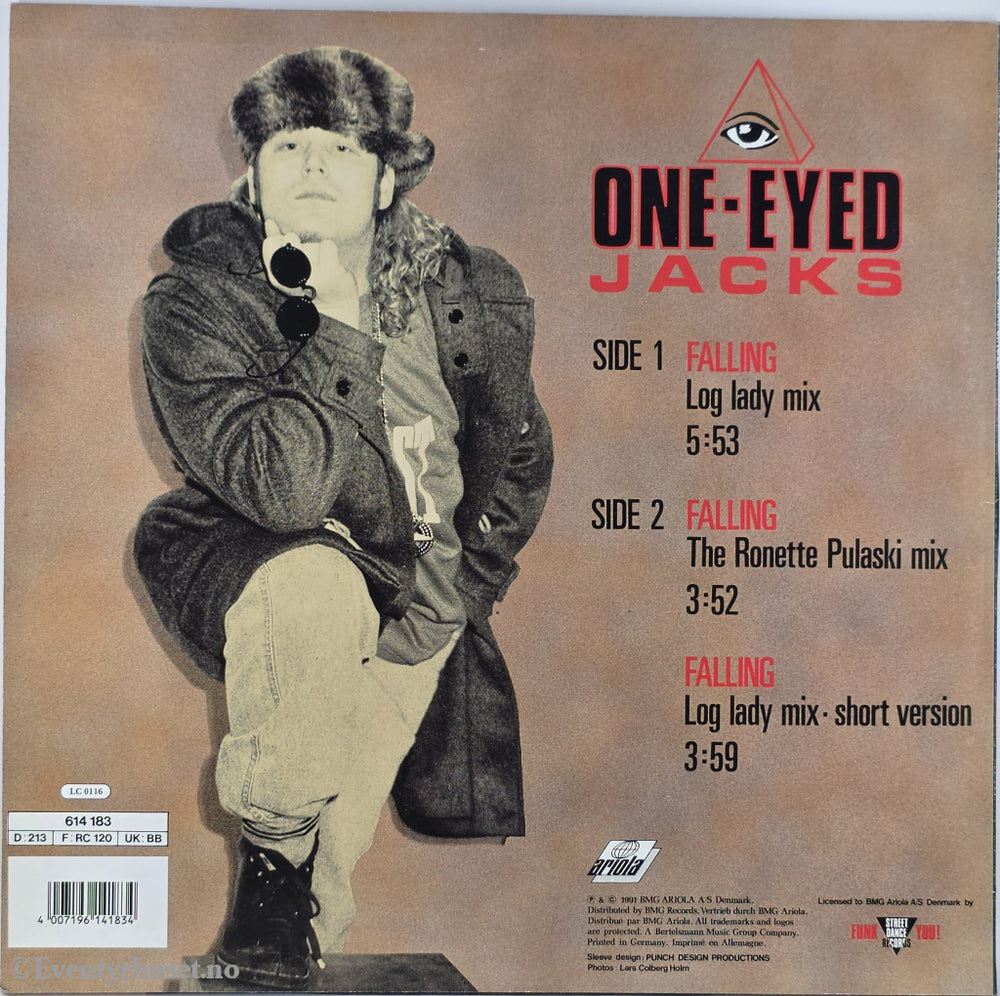 One-Eyed Jacks. 1990. Falling (The Twin Peaks Dance Mixes). LP.