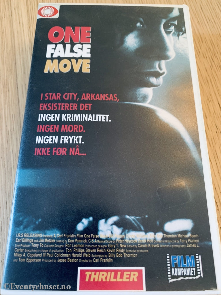 One False Move. 1991. Vhs. Vhs