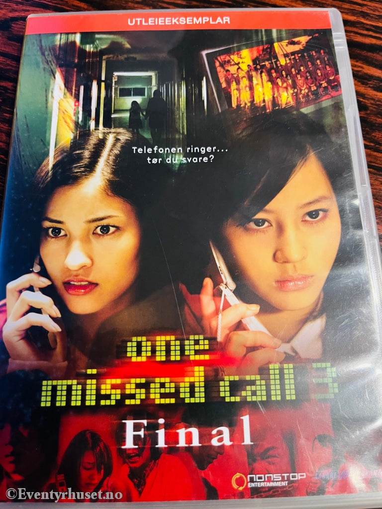 One Missed Call 3. Dvd Leiefilm.