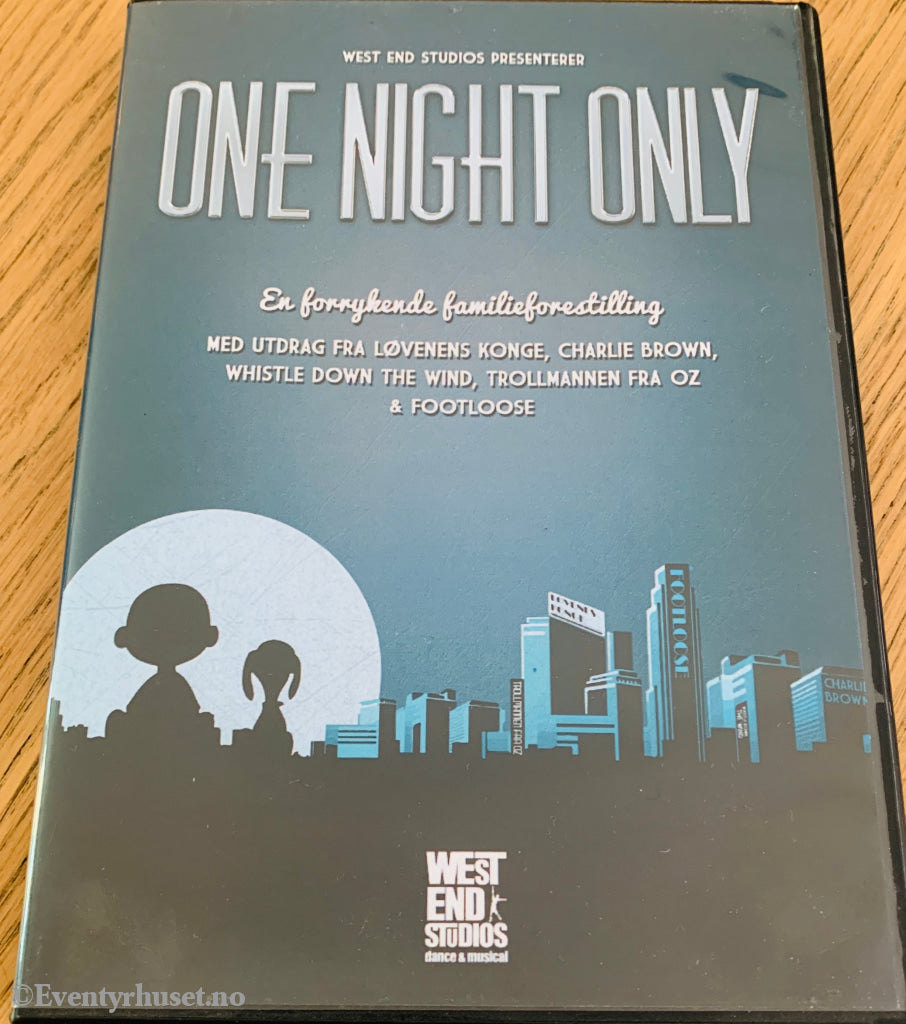 One Night Only (2012). DVD.