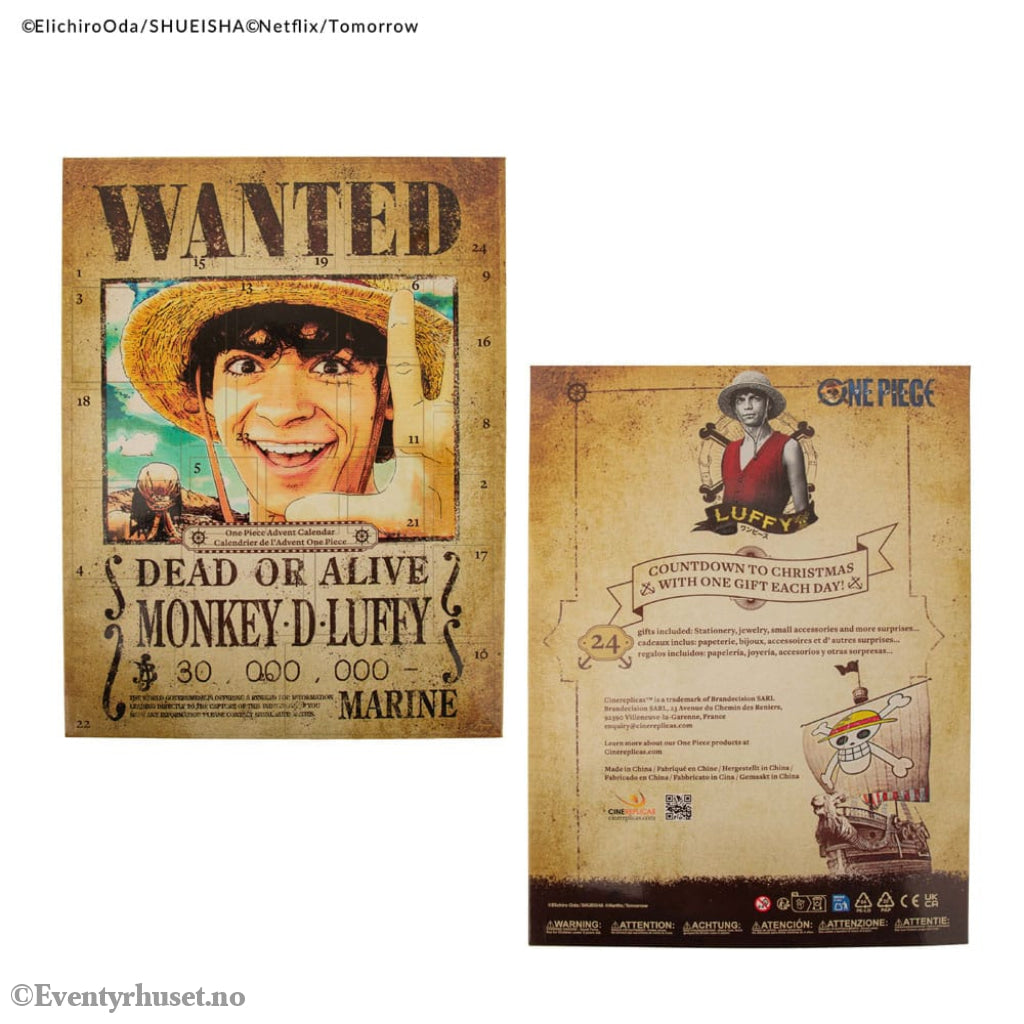 One Piece Advent Calendar 2025 Home & Gifts