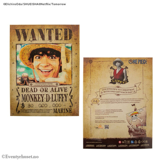 One Piece Advent Calendar 2025 Home & Gifts
