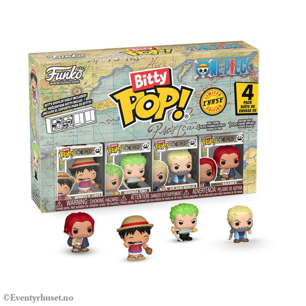 One Piece Bitty POP! Vinyl Figure 4-Pack Luffy 2,5 cm Collectibles