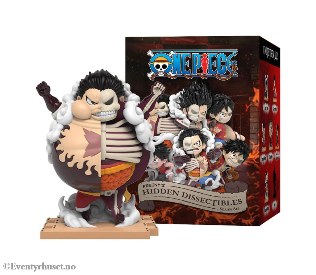 One Piece Blind Box Hidden Dissectibles Series 6 (Luffy Gear’s) Display (6) Manga & Anime
