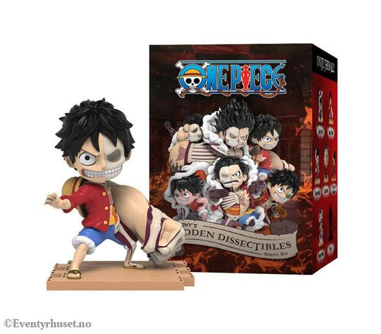 One Piece Blind Box Hidden Dissectibles Series 6 (Luffy Gear’s) Display (6) Manga & Anime