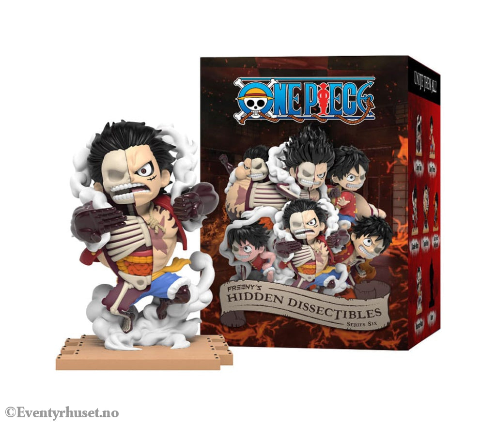 One Piece Blind Box Hidden Dissectibles Series 6 (Luffy Gear’s) Display (6) Manga & Anime
