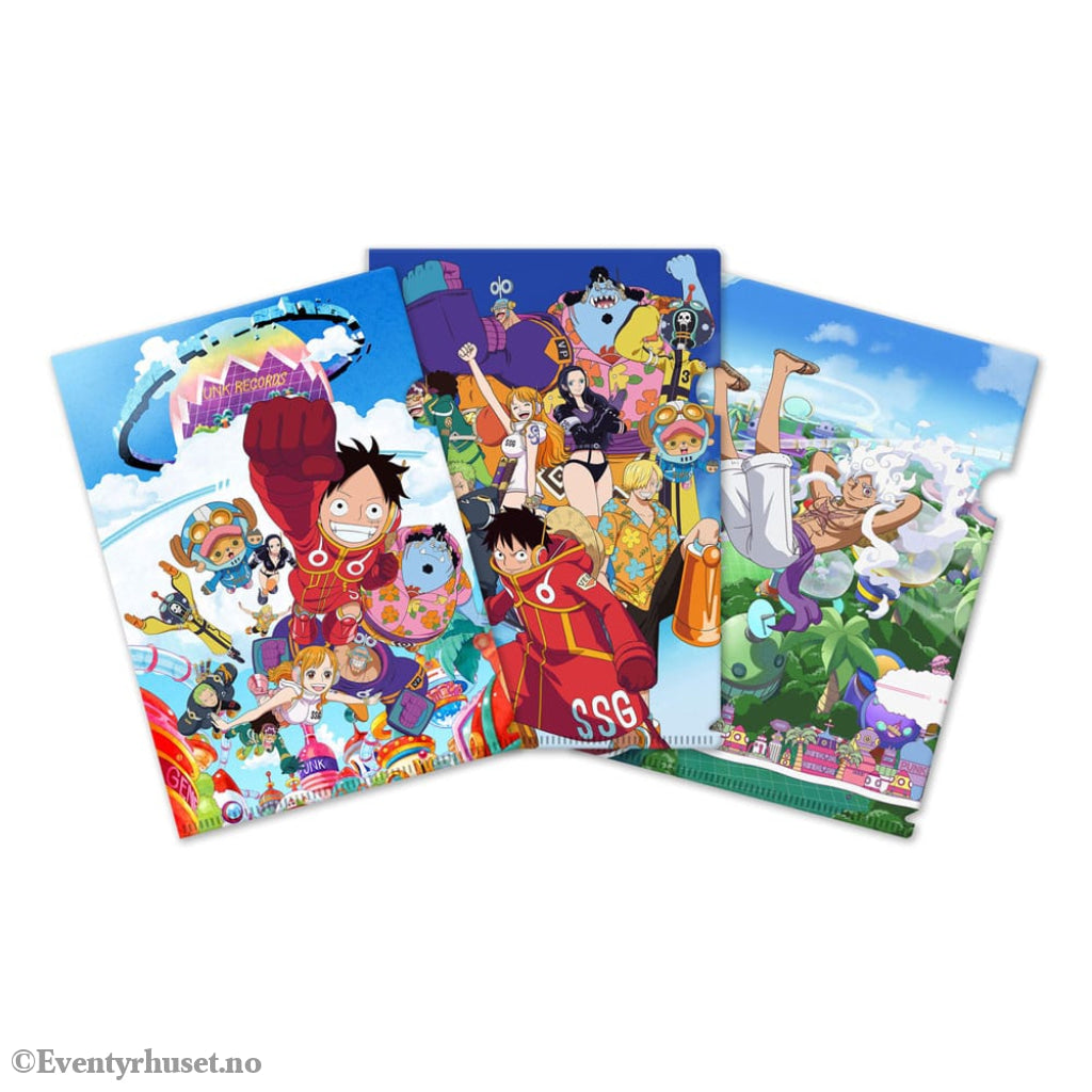 One Piece Clearfile 3-Set Egghead Saga Manga & Anime