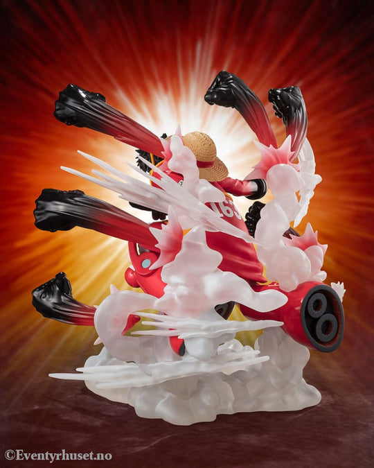 One Piece Figuarts ZERO Extra Battle PVC Statue Monkey D. Luffy -Gum Gum Hawk Gatling- 19 cm Manga & Anime
