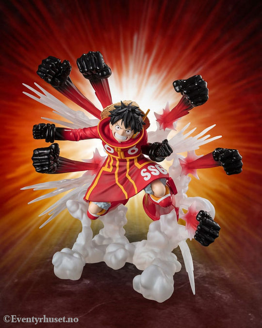One Piece Figuarts ZERO Extra Battle PVC Statue Monkey D. Luffy -Gum Gum Hawk Gatling- 19 cm Manga & Anime