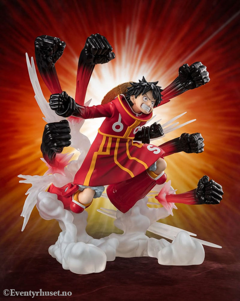 One Piece Figuarts ZERO Extra Battle PVC Statue Monkey D. Luffy -Gum Gum Hawk Gatling- 19 cm Manga & Anime
