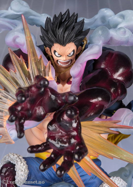 One Piece FiguartsZERO PVC Statue Monkey D. Luffy Gear 4 Leo Bazooka Reissue 18 cm. Mint In Sealed Box (MISB)!