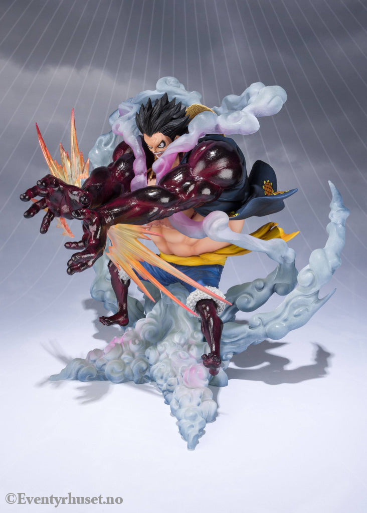 One Piece FiguartsZERO PVC Statue Monkey D. Luffy Gear 4 Leo Bazooka Reissue 18 cm. Mint In Sealed Box (MISB)!