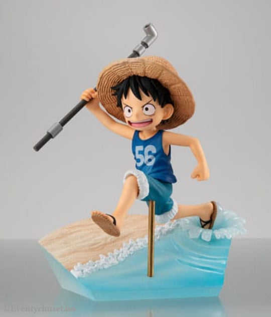 One Piece G.E.M. Series PVC Statue Monkey D. Luffy Run! Run! Run! 15th anniversary Ver. 12 cm Manga & Anime