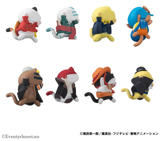 One Piece Mega Cat Project Trading Figure Egghead NyanPieceNyan! Stickie! 3 cm Assortment (8) Manga & Anime