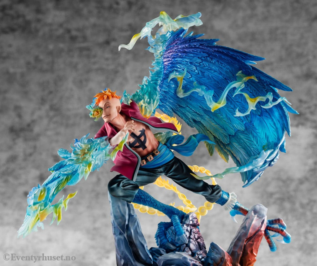 One Piece P.O.P MAS Maximum PVC Statue Marco the Phoenix Leader of 1st group of Whitebeard Pirates 32 cm Manga & Anime