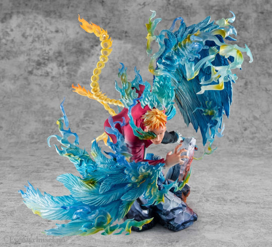 One Piece P.O.P MAS Maximum PVC Statue Marco the Phoenix Leader of 1st group of Whitebeard Pirates 32 cm Manga & Anime