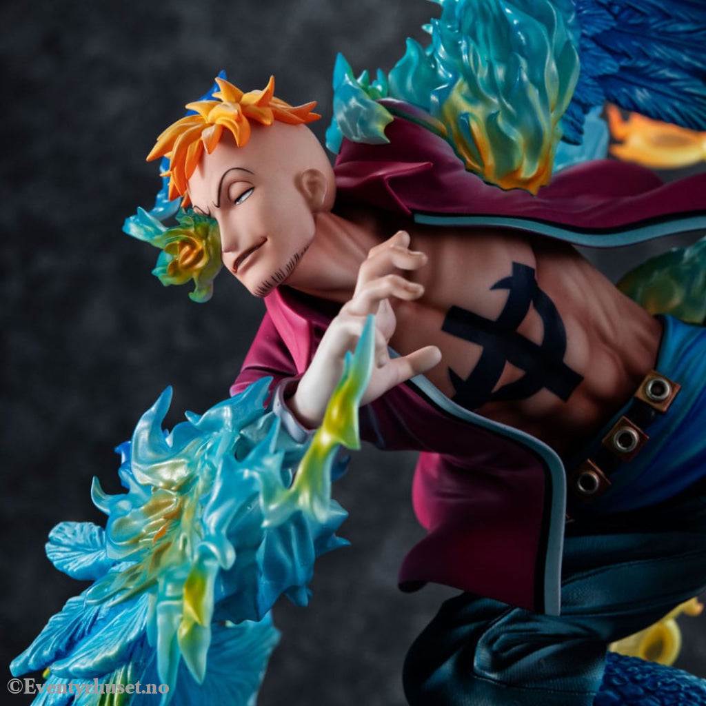 One Piece P.O.P MAS Maximum PVC Statue Marco the Phoenix Leader of 1st group of Whitebeard Pirates 32 cm Manga & Anime