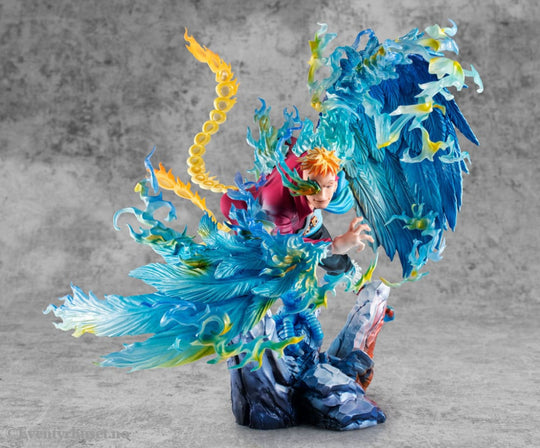 One Piece P.O.P MAS Maximum PVC Statue Marco the Phoenix Leader of 1st group of Whitebeard Pirates 32 cm Manga & Anime