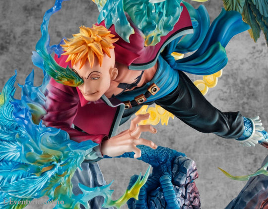 One Piece P.O.P MAS Maximum PVC Statue Marco the Phoenix Leader of 1st group of Whitebeard Pirates 32 cm Manga & Anime