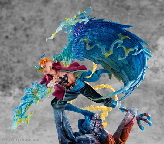 One Piece P.O.P MAS Maximum PVC Statue Marco the Phoenix Leader of 1st group of Whitebeard Pirates 32 cm Manga & Anime