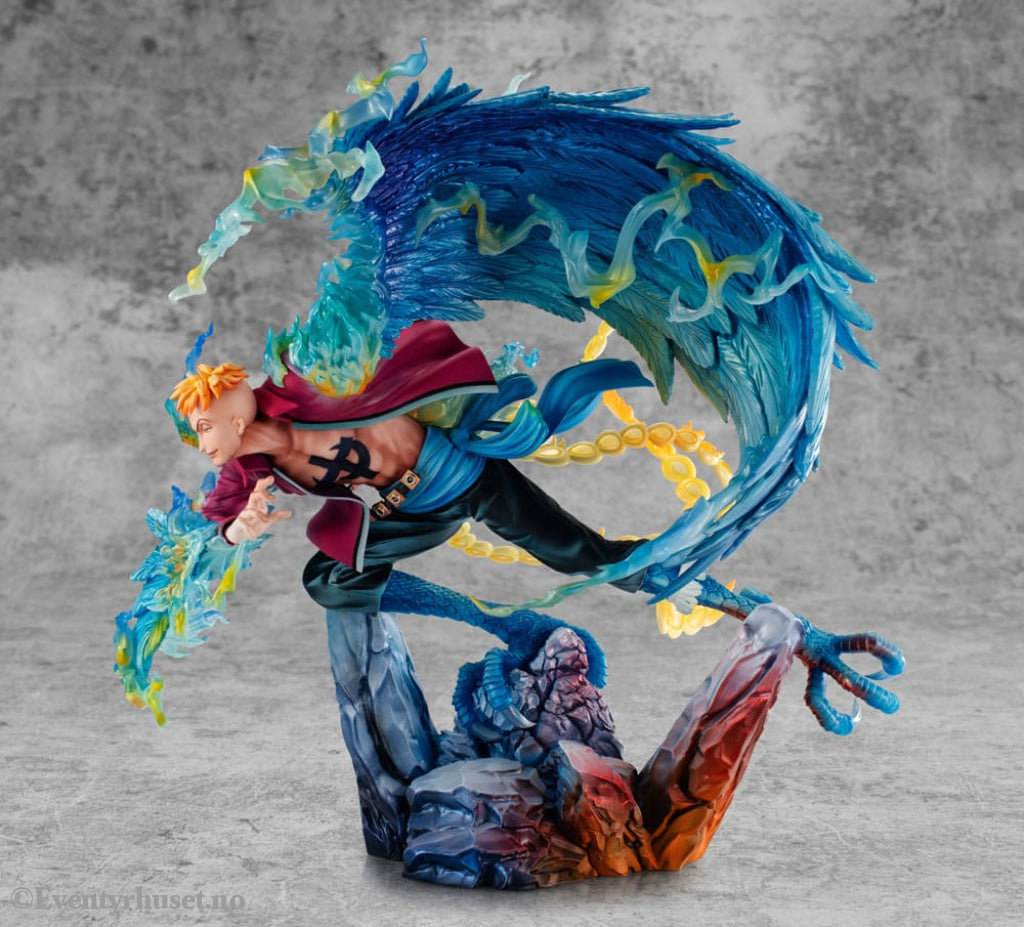 One Piece P.O.P MAS Maximum PVC Statue Marco the Phoenix Leader of 1st group of Whitebeard Pirates 32 cm Manga & Anime