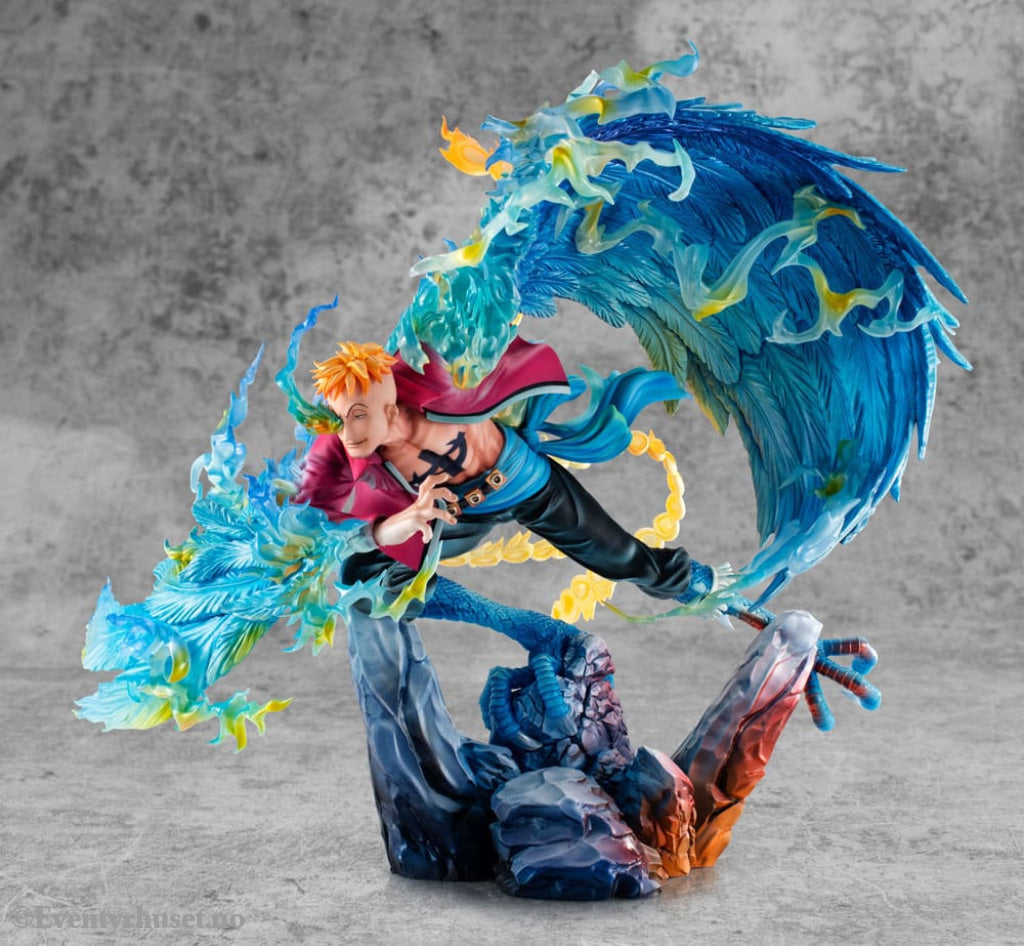 One Piece P.O.P MAS Maximum PVC Statue Marco the Phoenix Leader of 1st group of Whitebeard Pirates 32 cm Manga & Anime