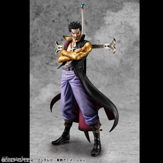 One Piece P.O.P SA-MAXIMUM PVC Statue Hawk Eye Dracule Mihawk Ver. R 29 cm Manga & Anime