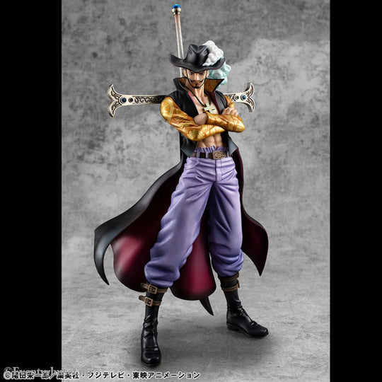One Piece P.O.P SA-MAXIMUM PVC Statue Hawk Eye Dracule Mihawk Ver. R 29 cm Manga & Anime
