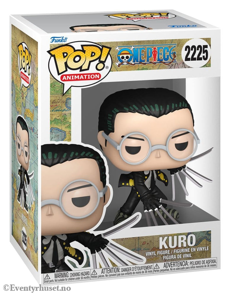 One Piece POP! Animation Vinyl Figure Kuro 9 cm Manga & Anime
