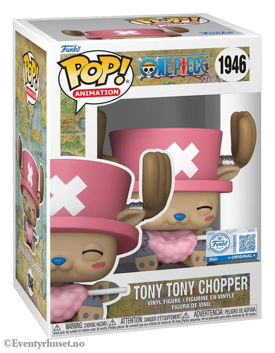 One Piece POP! Animation Vinyl Figure Tony Tony Chopper with Cotton Candy Exclusive 9 cm Manga & Anime