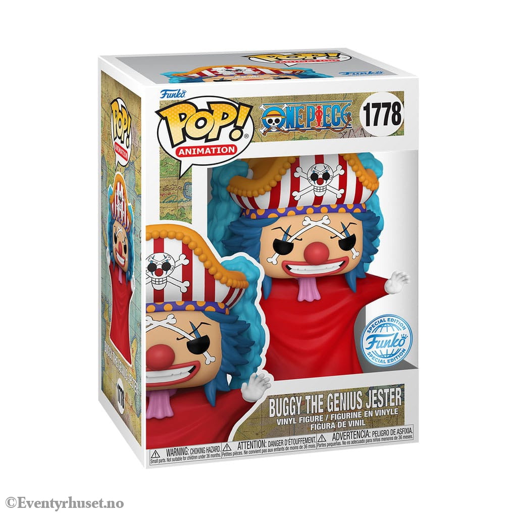 One Piece POP! Movies Vinyl Figure Buggy (Post Time-Skip) Exclusive 9 cm Manga & Anime