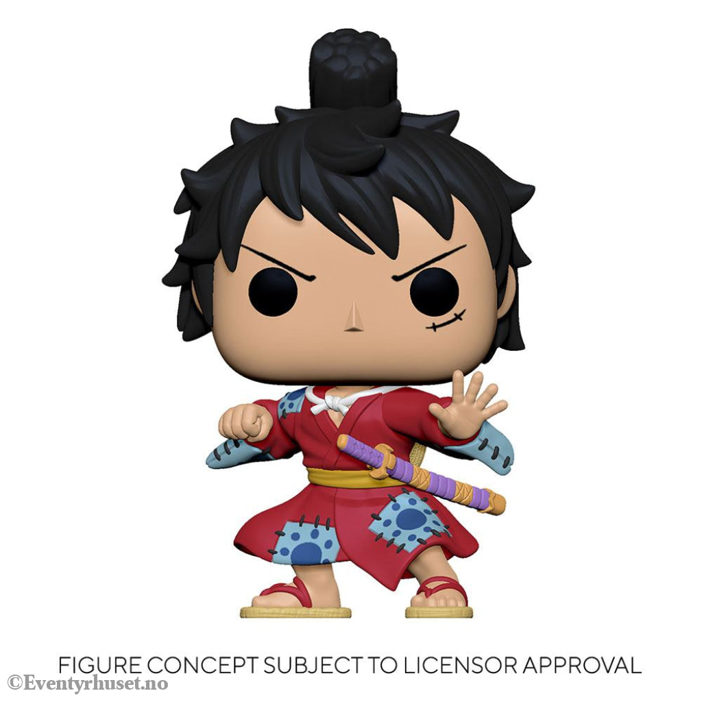 One Piece POP! Television Vinyl Figure Luffy in Kimono 9 cm Manga & Anime