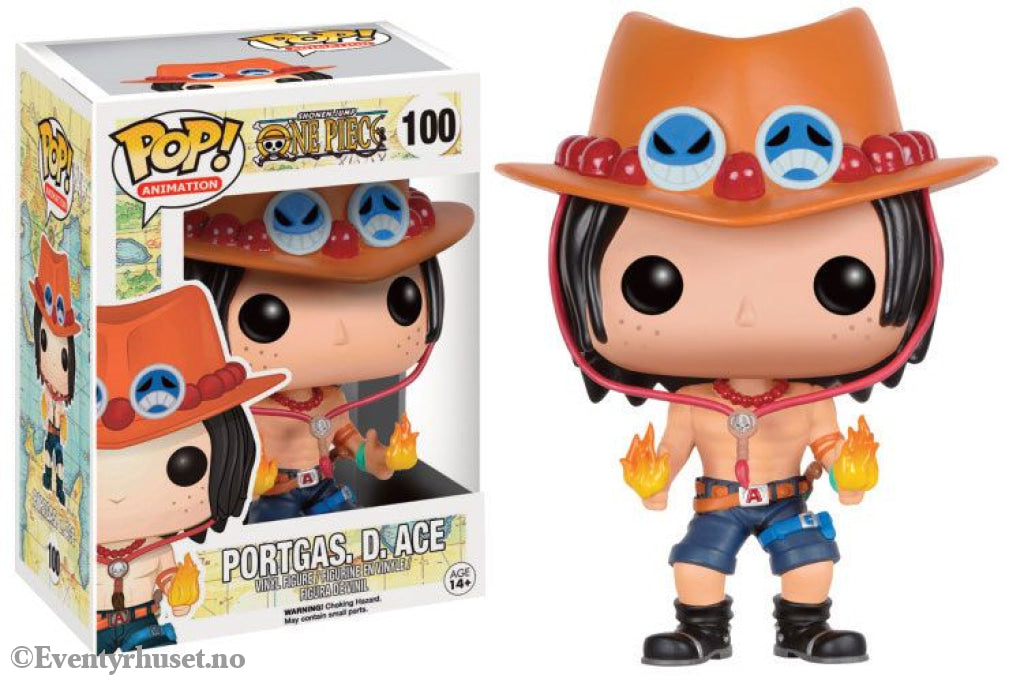 One Piece POP! Television Vinyl Figure Portgas D. Ace 9 cm Manga & Anime