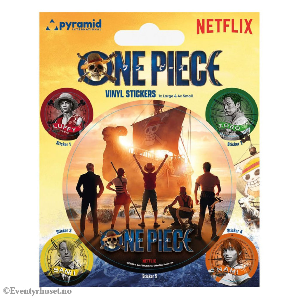 One Piece Vinyl Sticker Pack Straw Hat Crew (10) Home & Gifts