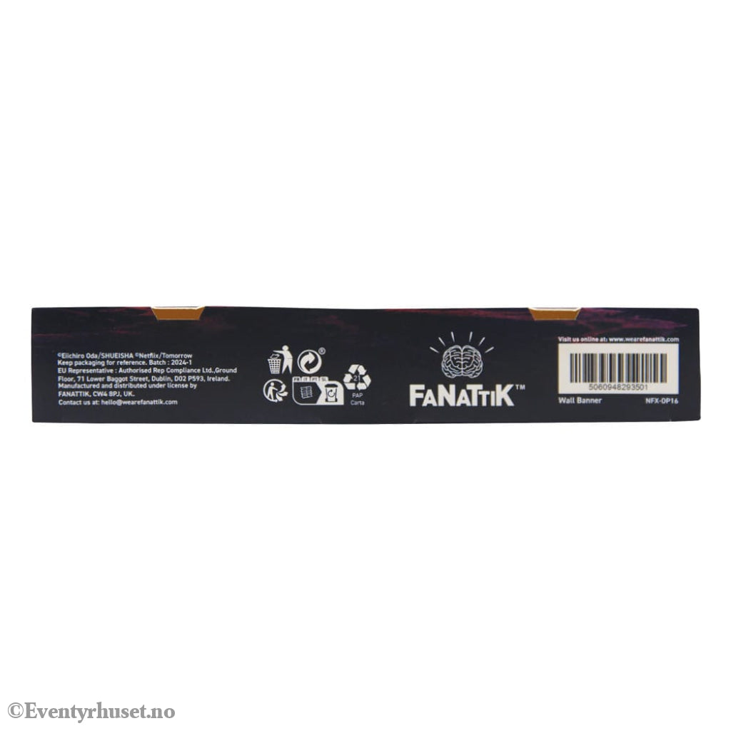 One Piece Wall Banner Luffy Wanted 120 x 85 cm Home & Gifts