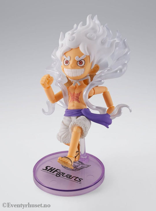 One Piece World Collactable Figures x S.H. Figuarts Action Figure Monkey D. Luffy Gear 5 8 cm Manga & Anime