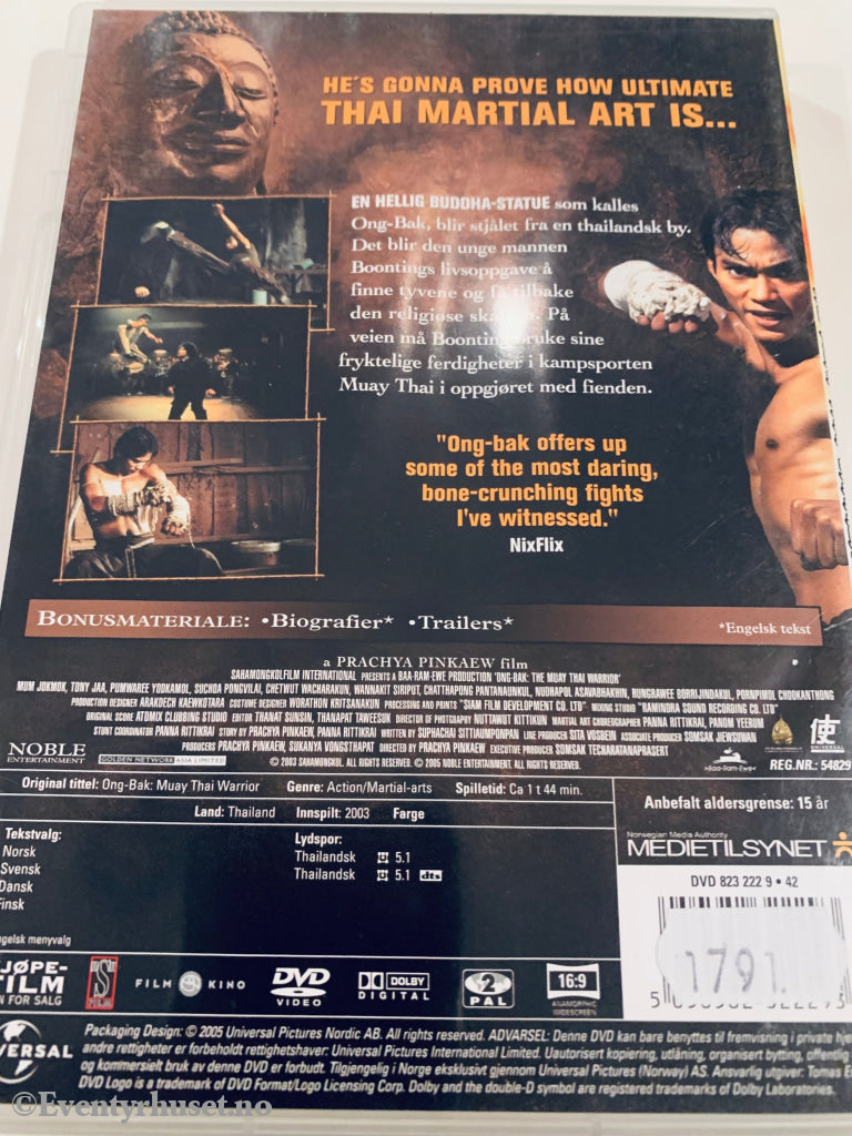 Ong-Bak. 2003. Dvd. Dvd