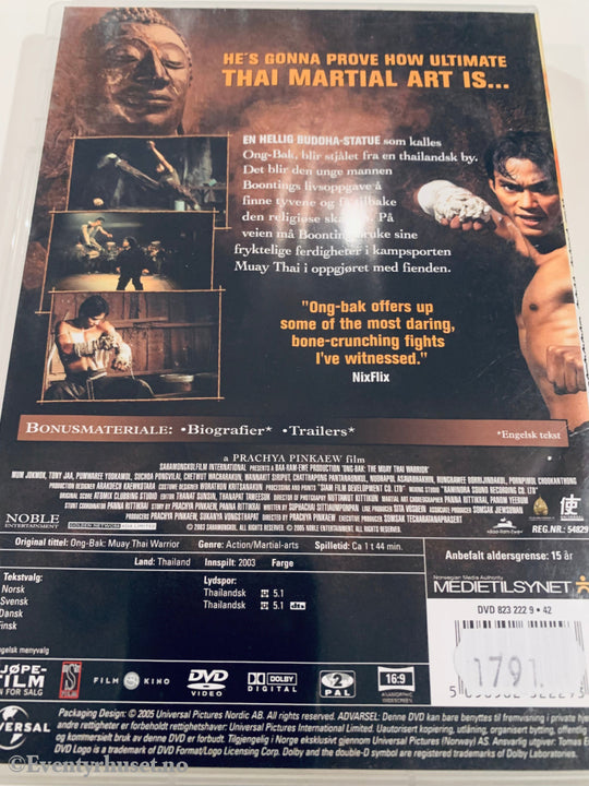 Ong-Bak. 2003. Dvd. Dvd