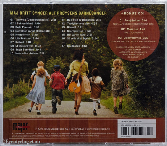 Onger er rare – Maj Britt Andersen. 2006. Lydbok på CD.