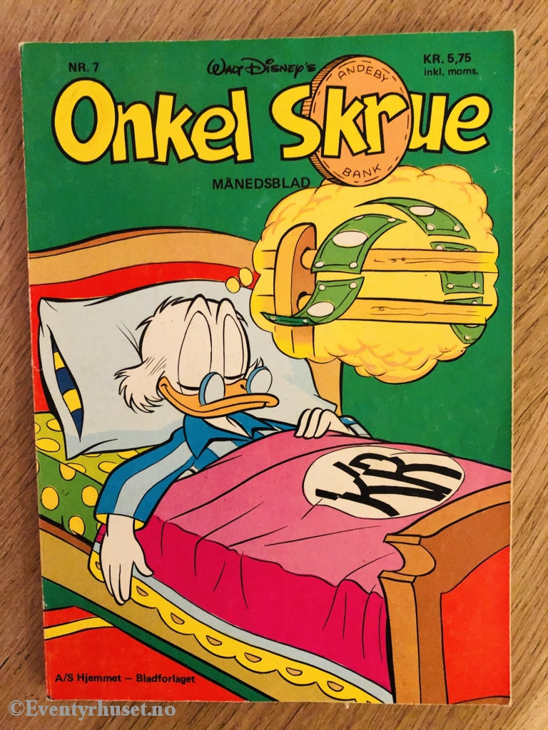 Onkel Skrue Månedsblad. 1978/07. Tegneserieblad