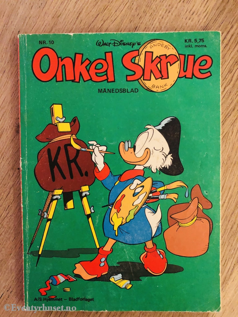 Onkel Skrue Månedsblad. 1978/10. Tegneserieblad