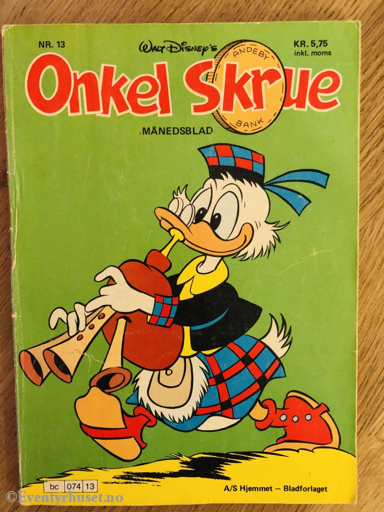 Onkel Skrue Månedsblad. 1978/13. Tegneserieblad