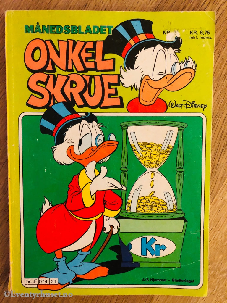 Onkel Skrue Månedsblad. 1978/21. Tegneserieblad