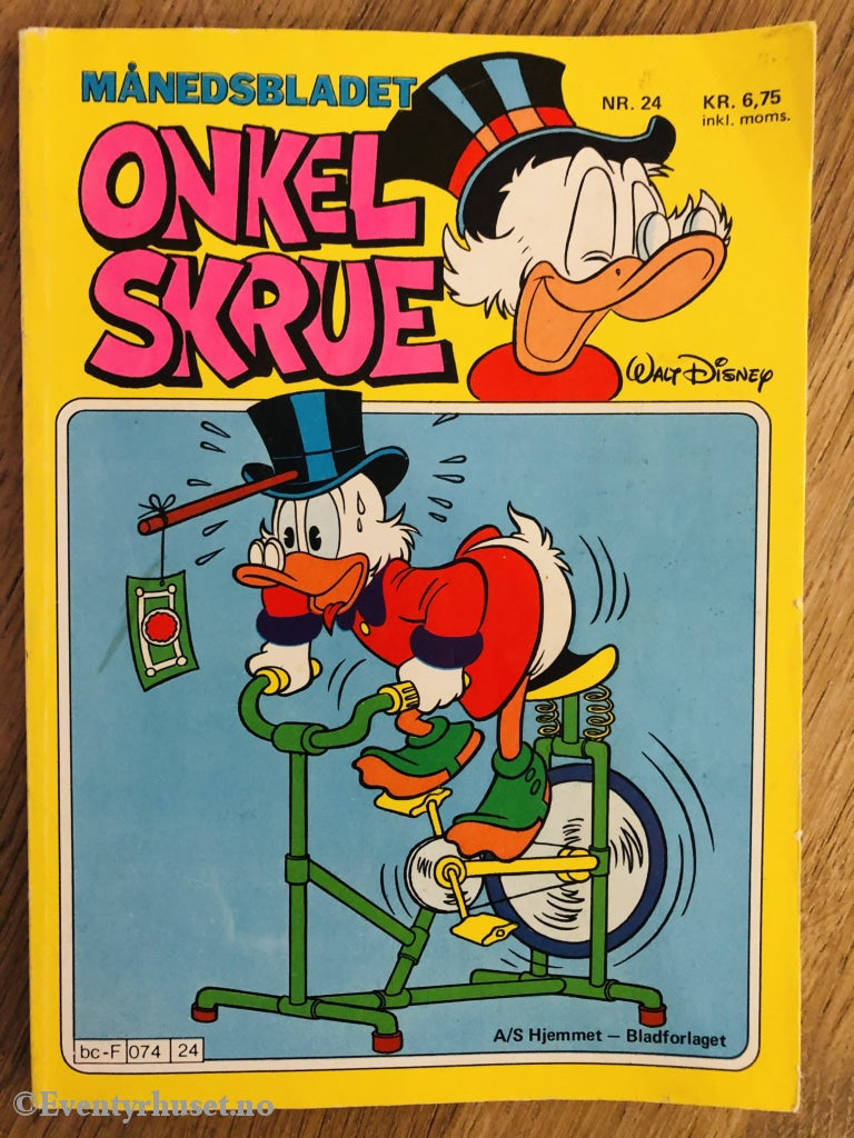 Onkel Skrue Månedsblad. 1978/24. Tegneserieblad